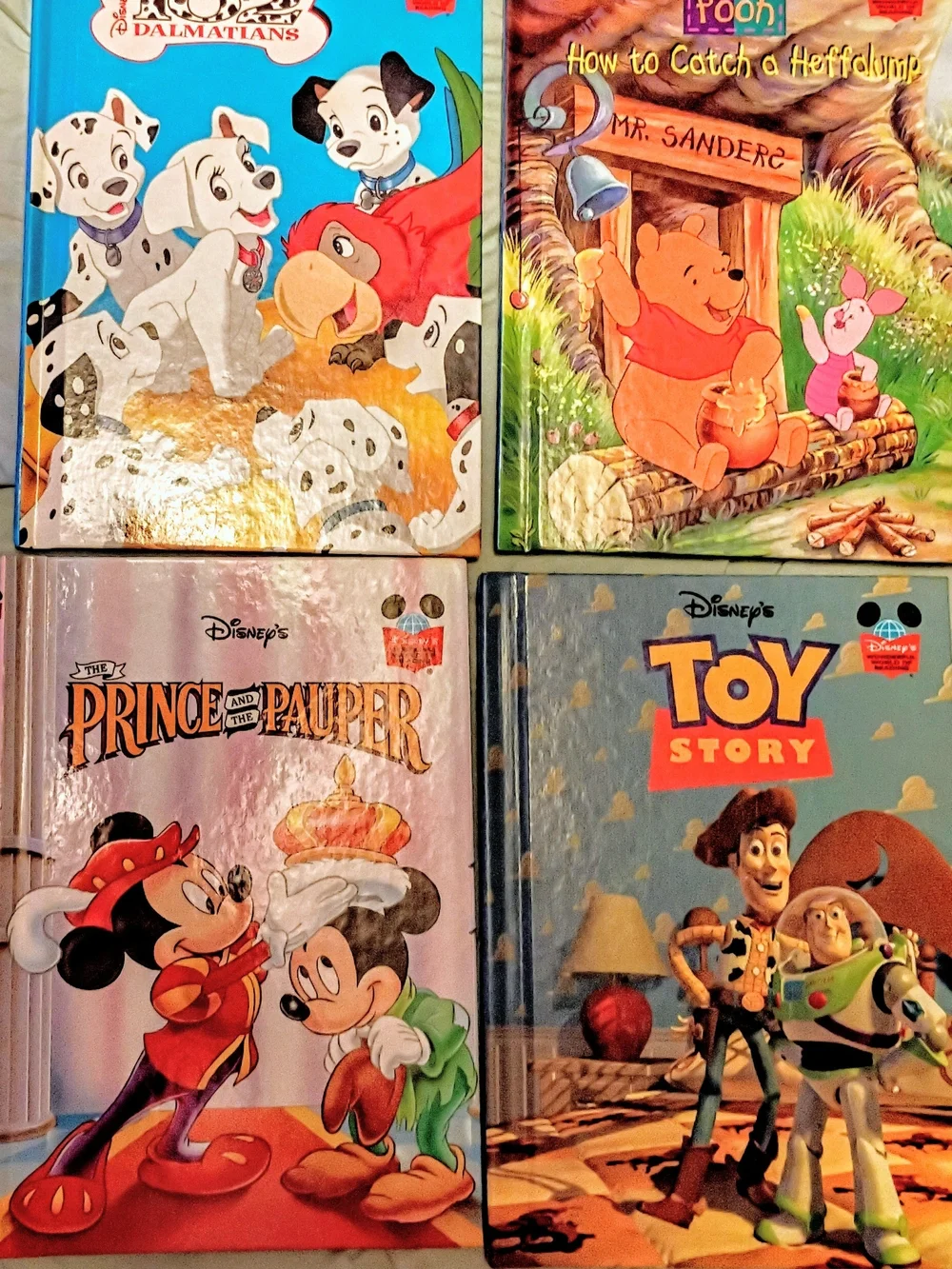 Disney Story Bundle 102 Dalmatians Pooh Prince And Pauper Toy Story